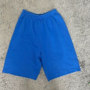 Vintage 90s blue tultex sweat‎ shorts